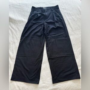 Banana Republic Black Wide-Leg Pants
